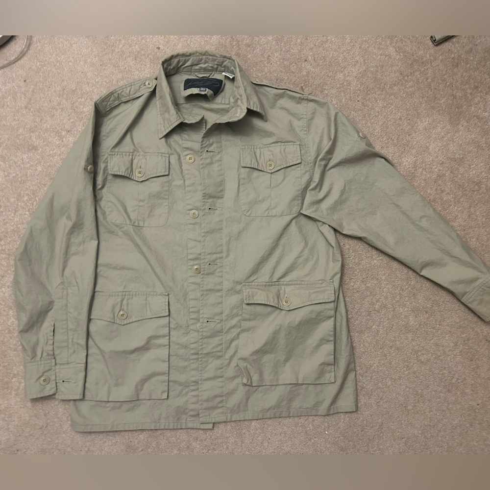 Lord & Taylor Men’s Khaki jacket size L - Picture 3 of 5